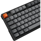 Keychron K8 Max-J1Z, toetsenbord Zwart, BE Lay-out, Keychron Super Red, RGB leds, 80%, Double-shot ABS, Hot-swappable, Bluetooth, 2.4GHz