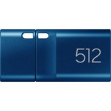 SAMSUNG Type-C 512 GB usb-stick Blauw, MUF-512DA/APC, USB-C 3.2 Gen 1 (5 Gbit/s)