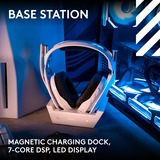 Logitech G Astro A50 LIGHTSPEED draadloze gaming headset + basisstation (Gen 5) over-ear  Wit, Xbox, PS5, pc/Mac of Nintendo Switch, Bluetooth / USB-C