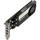 PNY Quadro T1000 8 GB SB grafische kaart 4x miniDP, Bulk