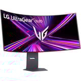 LG UltraGear 45GX950A 44.5" 4K UHD UltraWide gaming monitor Donkergrijs, 330 Hz / 165 Hz, HDMI, DisplayPort, USB-C, AMD FreeSync