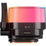 Corsair iCUE LINK TITAN 360 RX LCD RGB waterkoeling Zwart, 4-pins PWM fan-connector