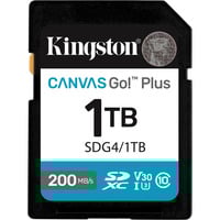 Kingston Canvas Go! Plus SDXC 1 TB geheugenkaart Zwart, Class 10, UHS-I U3, V30