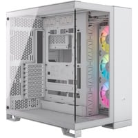 Corsair iCUE LINK 6500X RGB midi tower behuizing Wit | 4x USB-A | 1x USB-C | RGB | Window