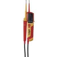 Wiha Spanningszoeker en continuïteitstester 12 - 1.000 V AC, CAT IV meetapparaat Rood/geel