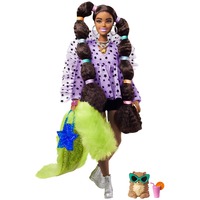 Mattel Barbie Extra #7 - Top & Furry Shrug with Pet Pomeranian Pop
