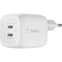 Belkin BoostCharge Pro 2-poorts USB-C GaN-wandlader met PPS (45 W) Zwart