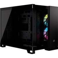 Corsair iCUE LINK 2500X RGB mini tower behuizing Zwart | 2x USB-A | 1x USB-C | RGB | Window