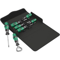 Wera Kraftform 300/7 Set 2 Schroevendraaierset Kraftform Plus Zwart/groen, 7‑delig