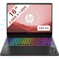 HP OMEN MAX (16-ah0014nb) 16" gaming laptop Zwart | Core Ultra 7 255HX | RTX 5070 Ti | 24 GB | 1 TB SSD | 240 Hz