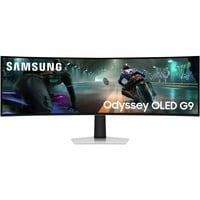 SAMSUNG S49DG912S DQHD OLED 49" Curved UltraWide gaming monitor Zilver, 1x HDMI, 1x Micro HDMI, 1x DisplayPort, 3x USB-C, 144 Hz
