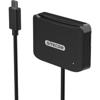 Sitecom USB-C ID kaartlezer Zwart