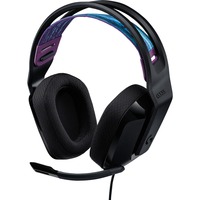 Logitech G335 Wired over-ear gaming headset Zwart, Pc, PlayStation 4, PlayStation 5, Xbox One, Xbox Series X|S, Nintendo Switch