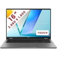 ASUS Vivobook 16 Flip (TP3607SA-RJ022W) 16" Copilot+ laptop Grijs | Core Ultra 7 258V | Arc Graphics | 32 GB | 1 TB SSD