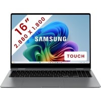 SAMSUNG Galaxy Book5 Pro 360 (NP960QHA-KG3BE) 16" 2-in-1 laptop Grijs | Core Ultra 7 256V | Arc Graphics 140V | 16 GB | 512 GB SSD