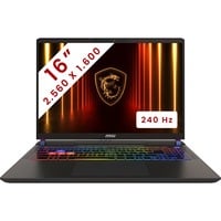 MSI Vector 16 HX AI (A2XWHG-204BE) 16" gaming laptop Grijs | Core Ultra 9 275HX | RTX 5070 Ti | 16 GB | 1 TB SSD | 240 Hz