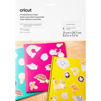 Cricut Printbaar Stickerpapier - Wit