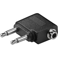 goobay Adapter 2x3,5mm St.->3,5mm Bu